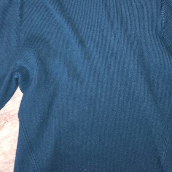 Women's Chadwicks Blue Ribbed Sweater 1X Extra Large Plus Size EUC - Picture 2 of 5